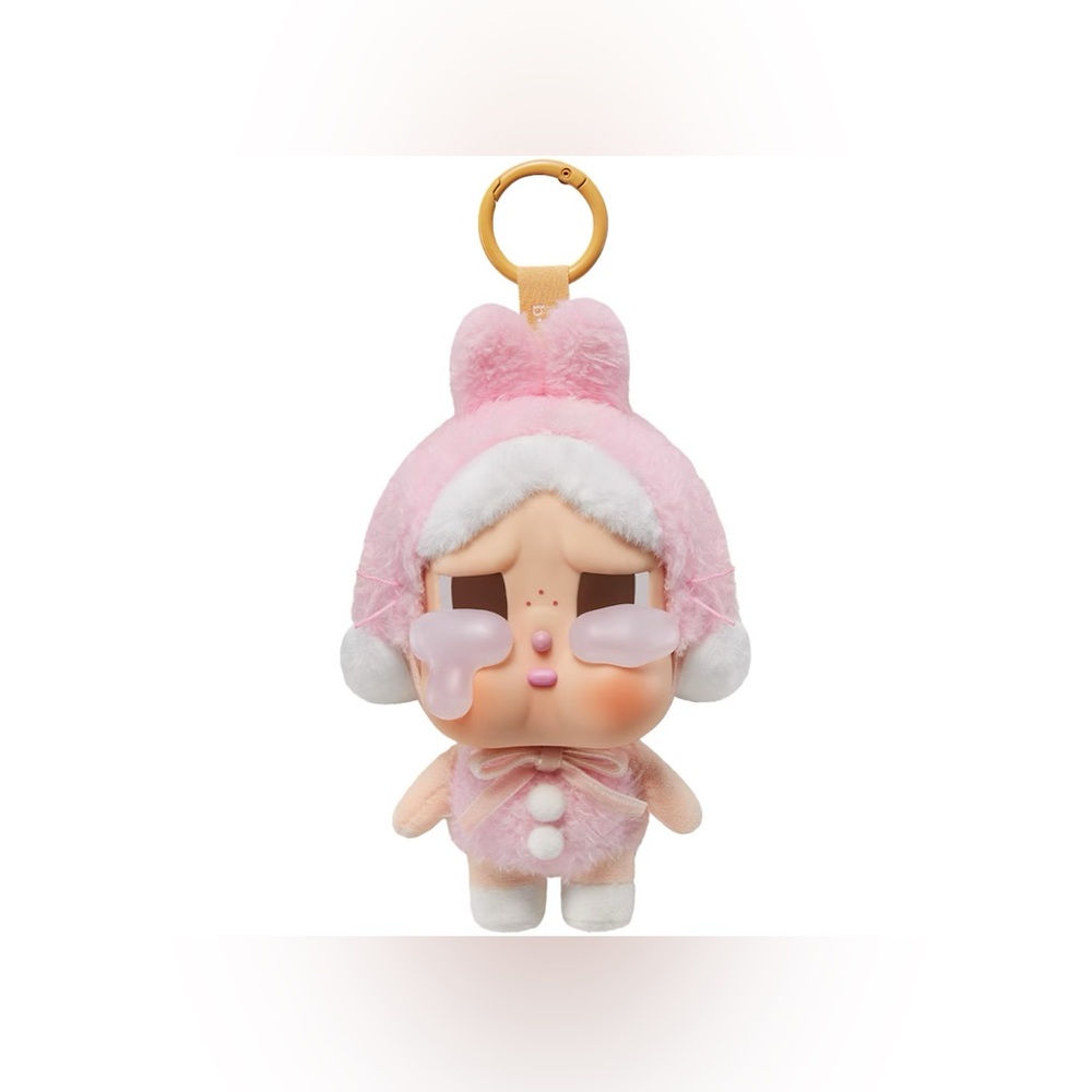 Pop Mart Crybaby Crying Again Plush Keychain I'll Give You All My Love NWOT